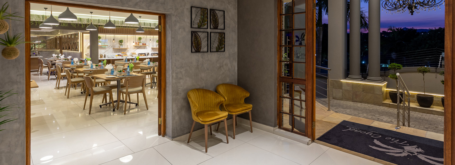 Cycad Reception and entrance