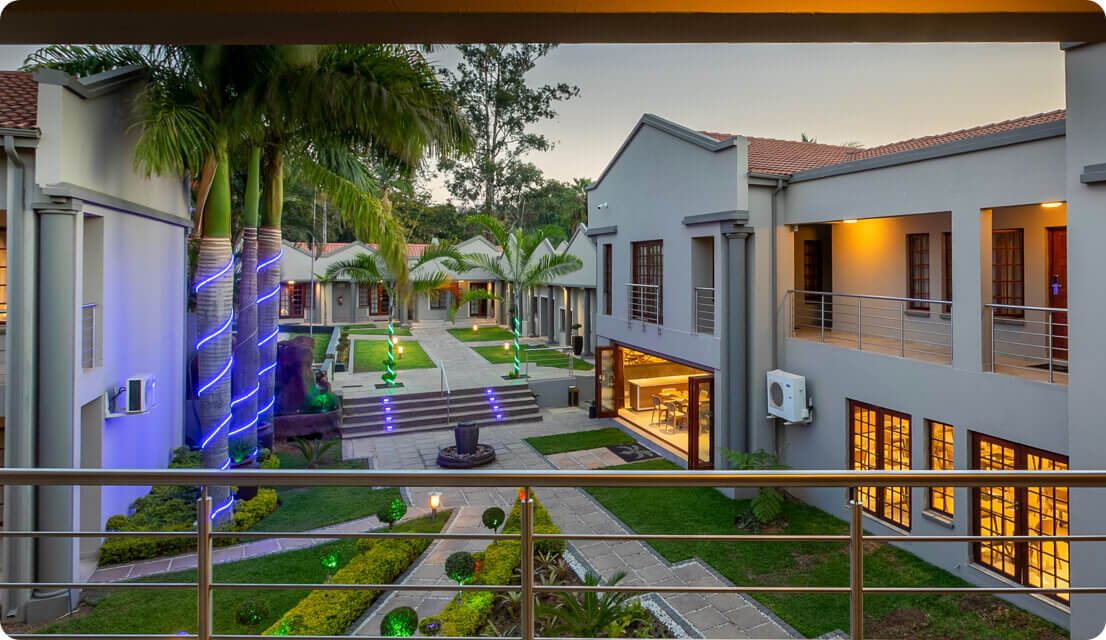 The Cycad Lodge Balcony View